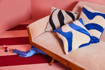 Cojín Fluffy 50x50 cm - Blue-beige - Byon