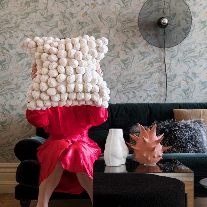 Cojín Pom Pom 45x45 cm, Off white Byon