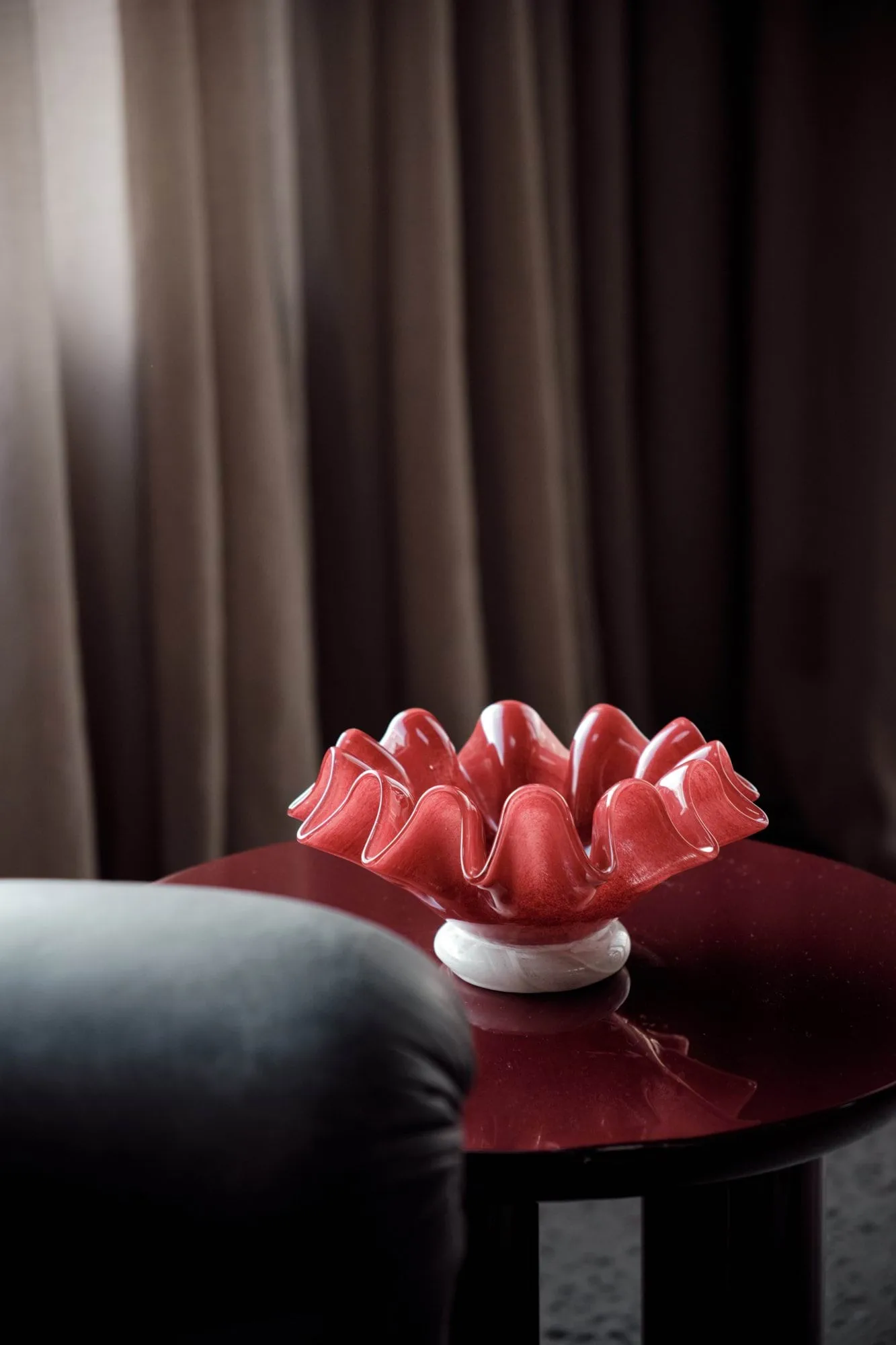 Cuenco Lorin, M, Ø20x8 cm, Rojo Byon