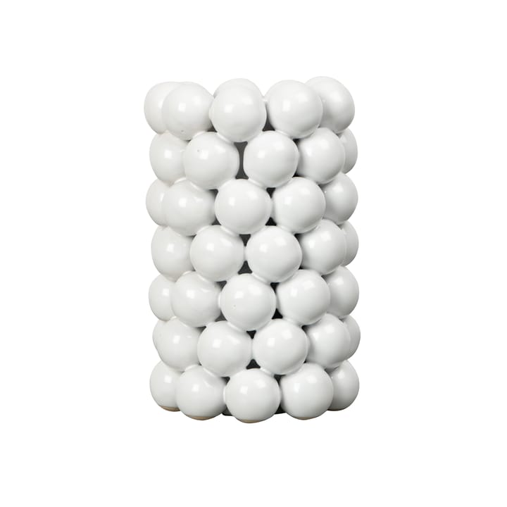 Florero Globe 18,5 cm, Blanco Byon