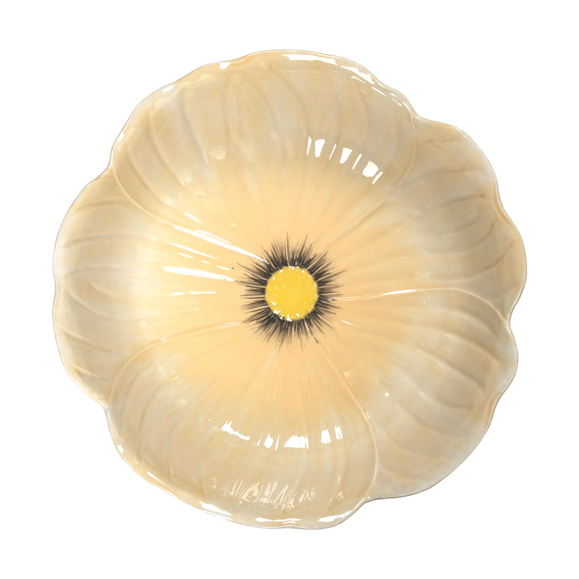 Fuente para tarta Poppy Ø26 cm, Beige Byon
