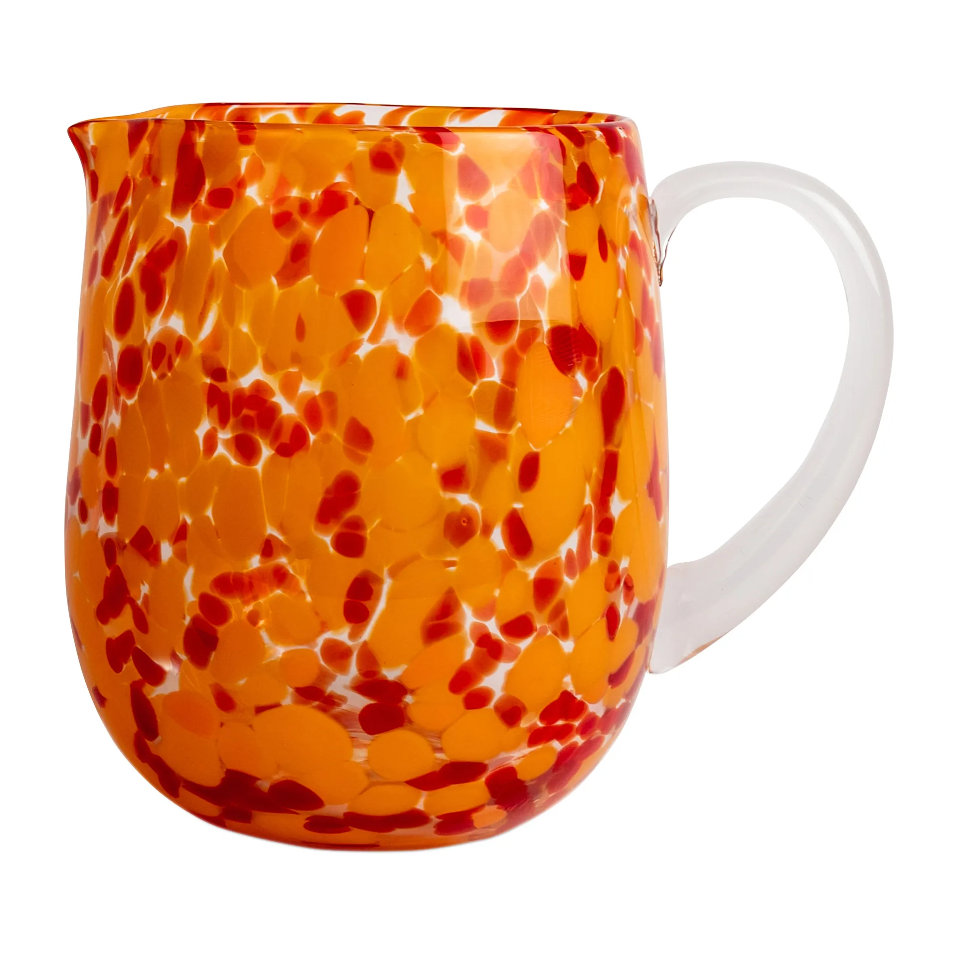 Jarra redondeada Messy 2,8 l, Rojo-naranja Byon