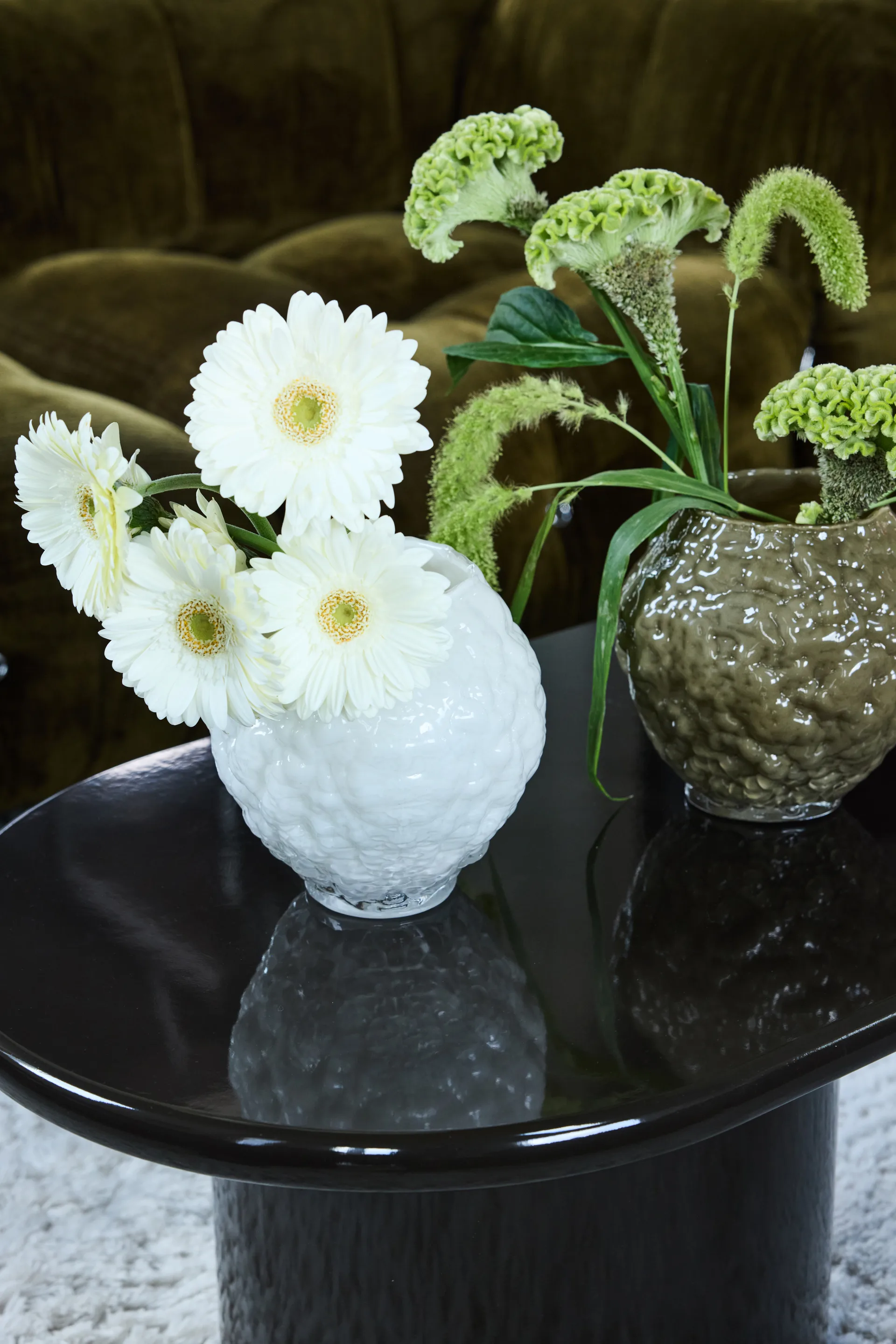 Jarrón Corallo XS 19x17x17,5 cm, Marfil Byon