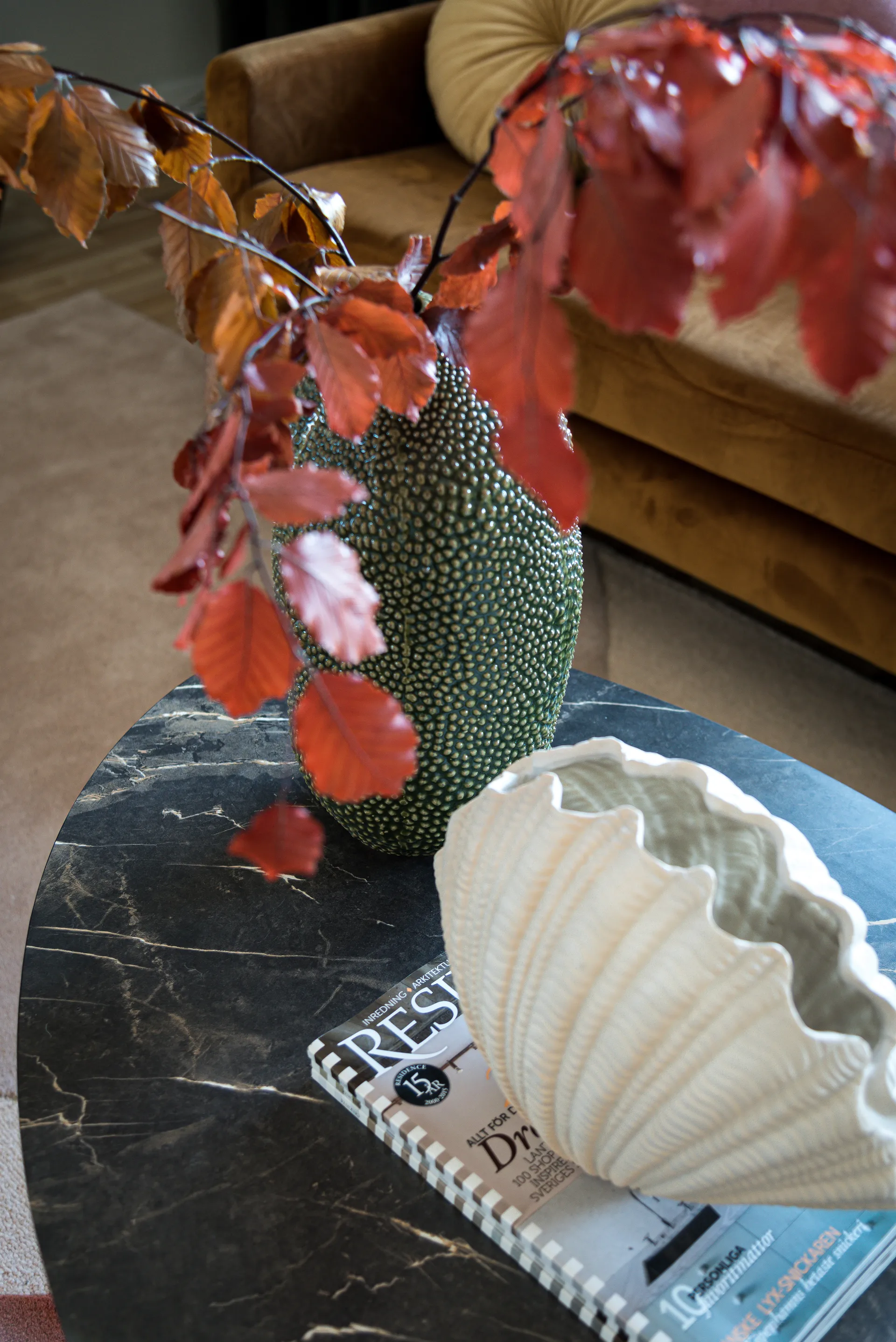 Jarrón Shell, blanco Byon