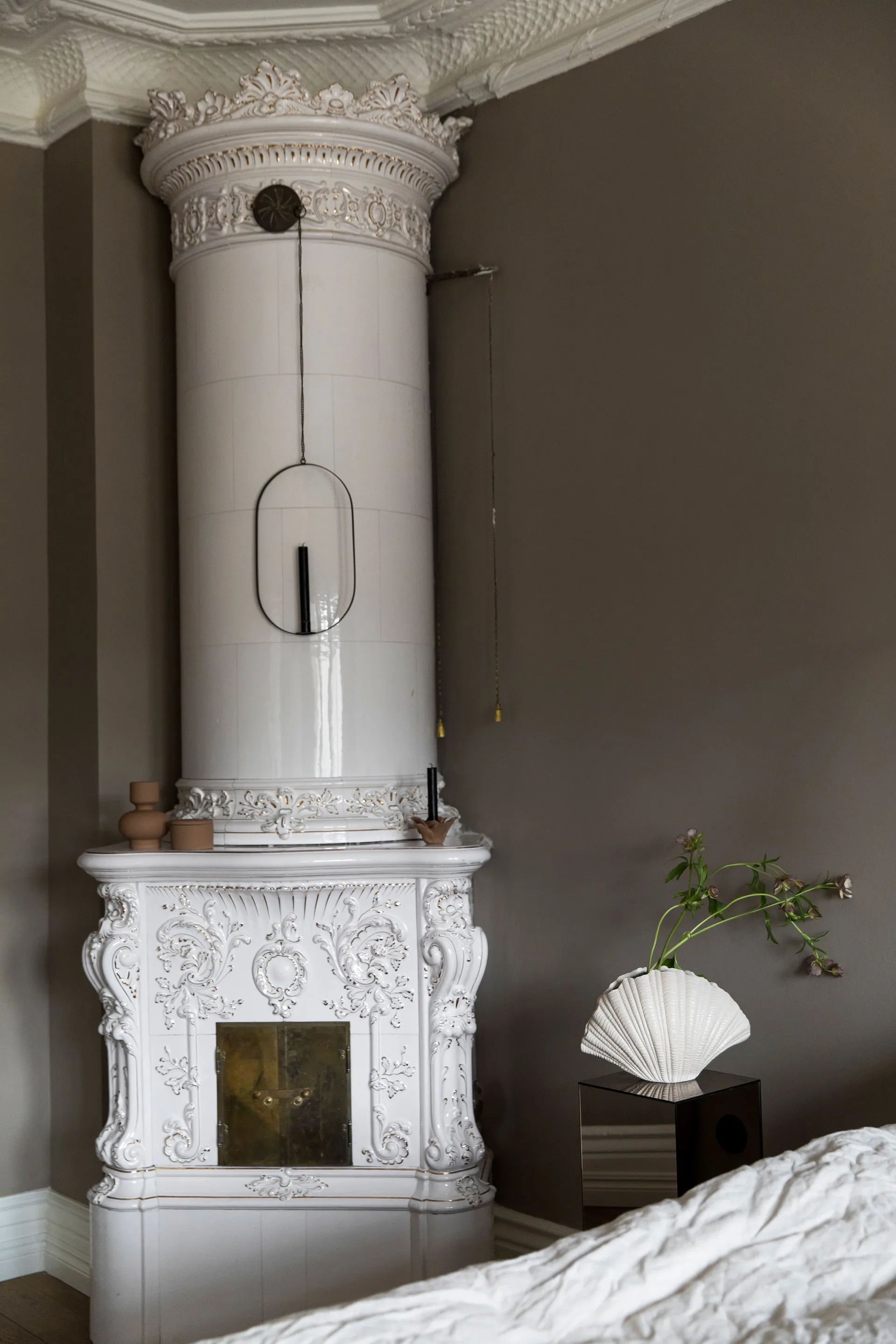 Jarrón Shell, blanco Byon