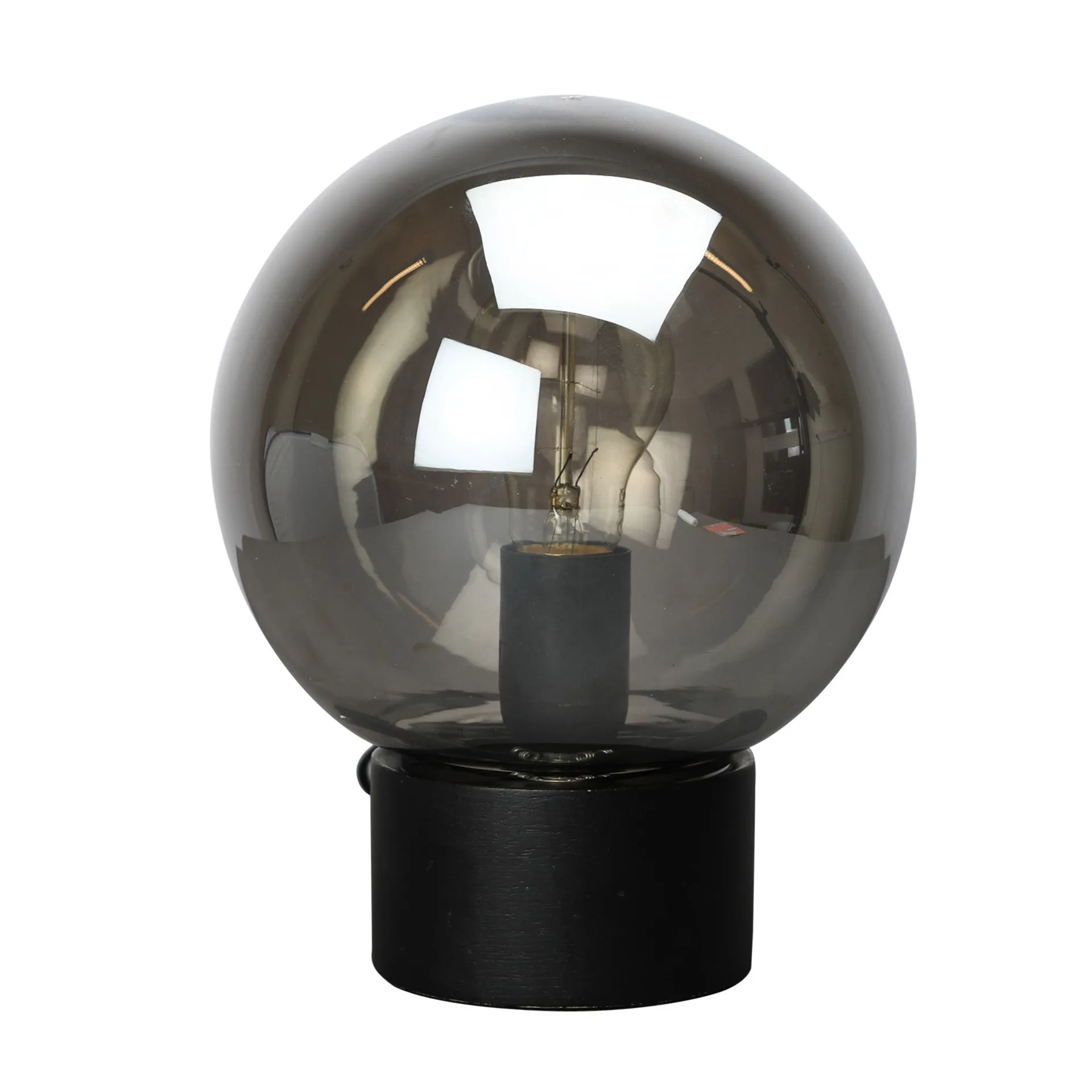 Lámpara de mesa Magic, negro-plata Byon