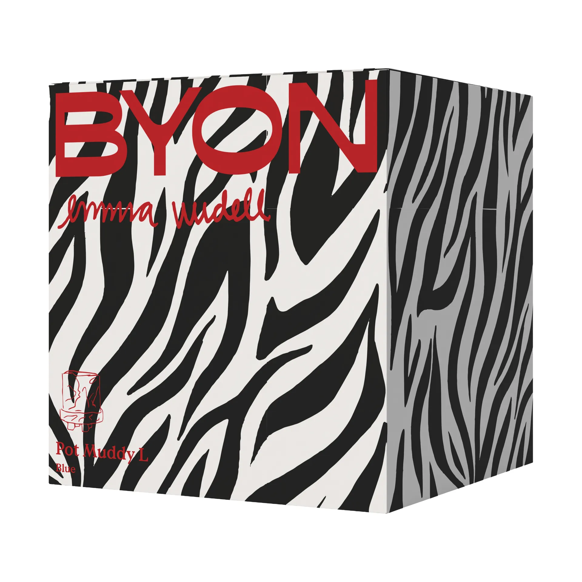 Maceta Muddy L Ø23 cm, Azul Byon