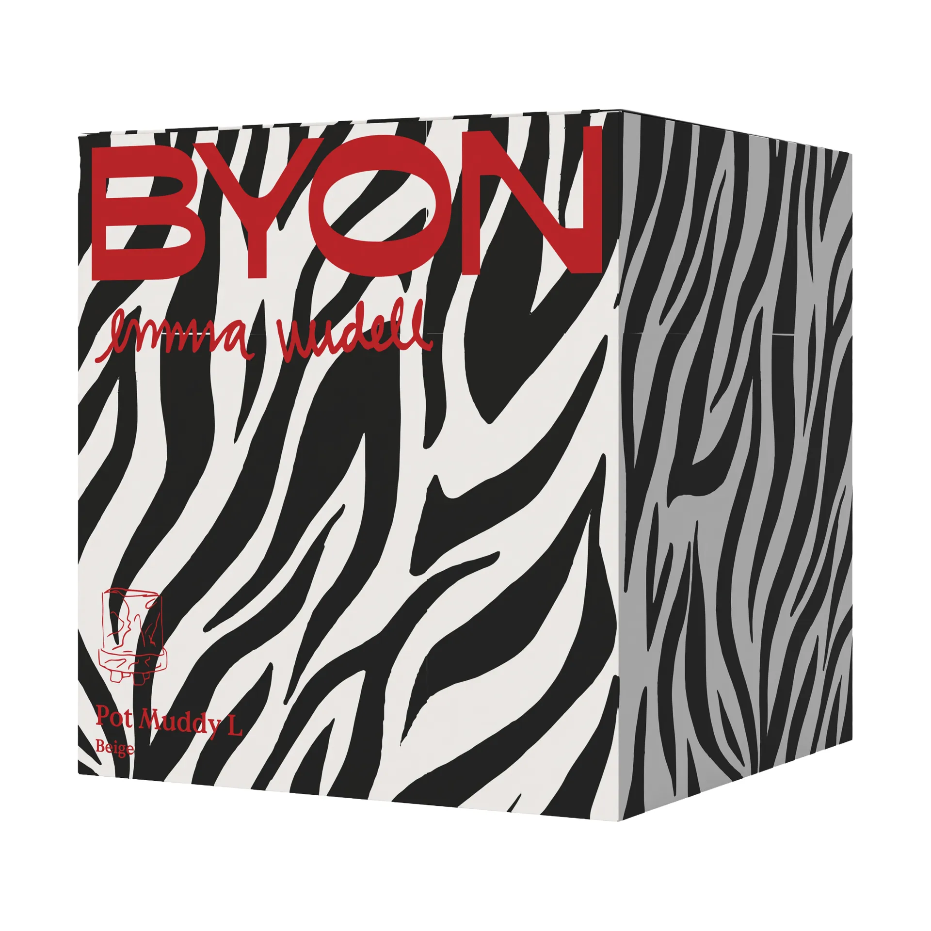 Maceta Muddy L Ø23 cm, Beige Byon