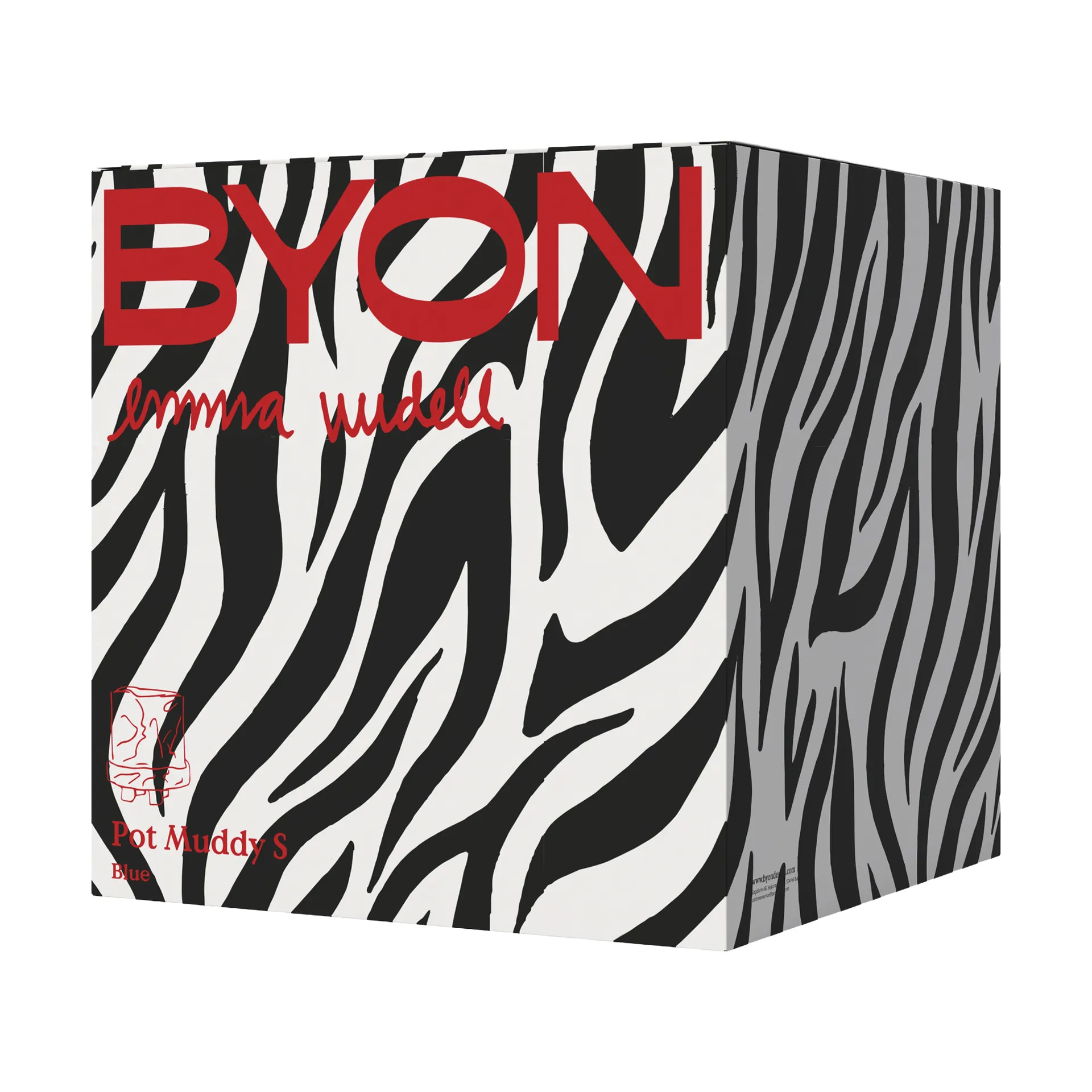 Maceta Muddy S Ø17,5 cm, Azul Byon