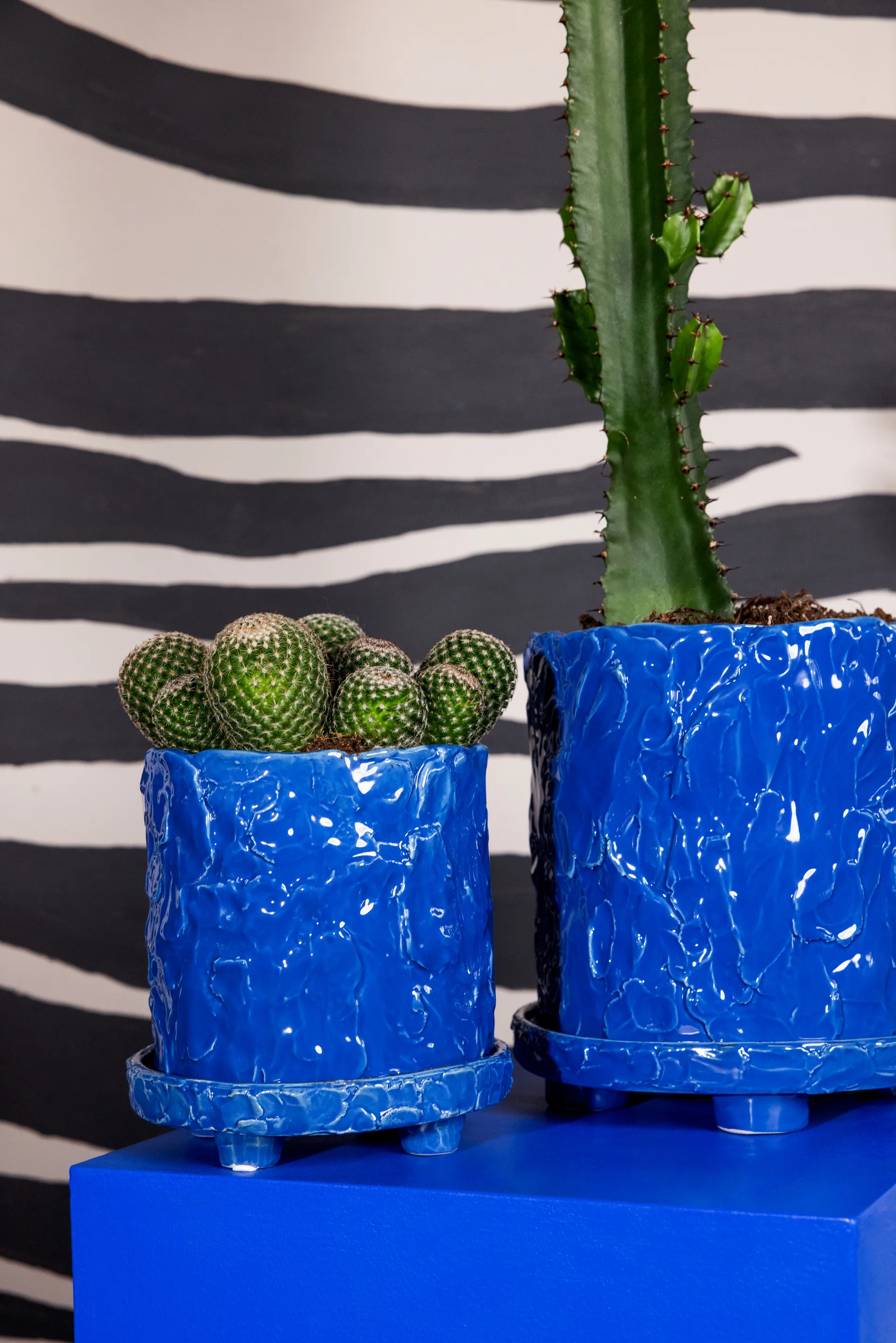 Maceta Muddy S Ø17,5 cm, Azul Byon