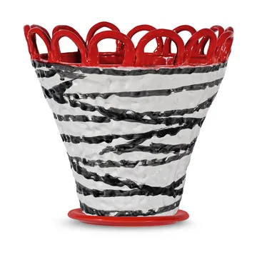 Maceta Patty L Ø30 cm - Zebra-rojo - Byon