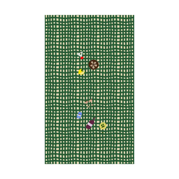 Mantel Sera - Verde, 150x280 cm - Byon