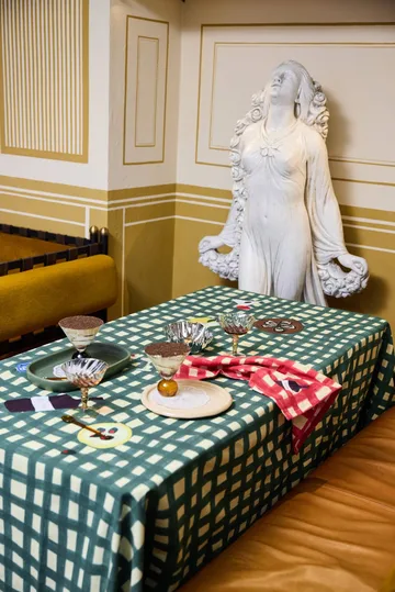 Mantel Sera - Verde, 150x280 cm - Byon