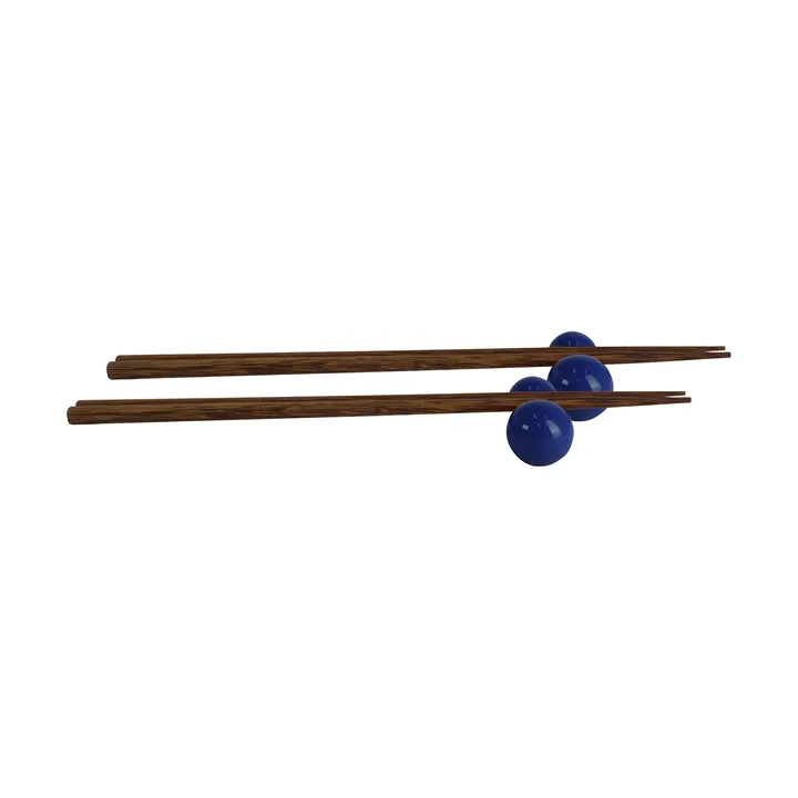 Palillos con soporte Porto 2-pack - Azul - Byon