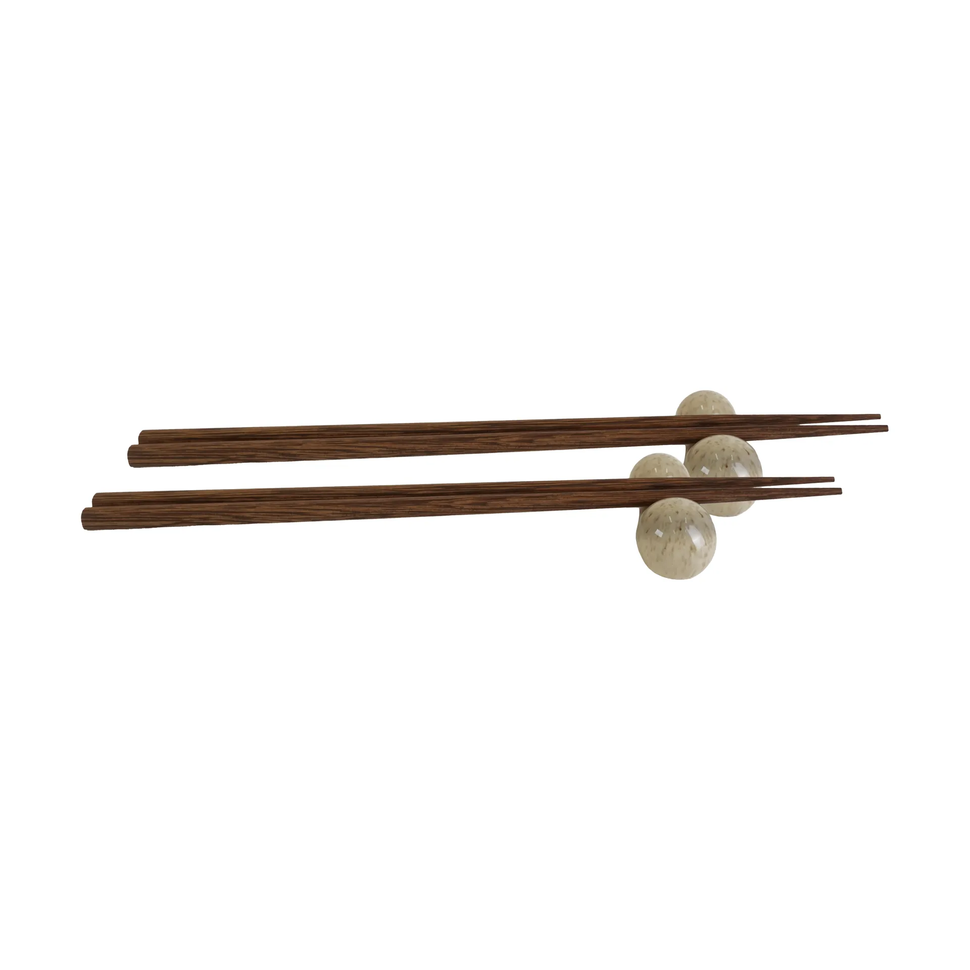 Palillos con soporte Porto 2-pack, Beige Byon