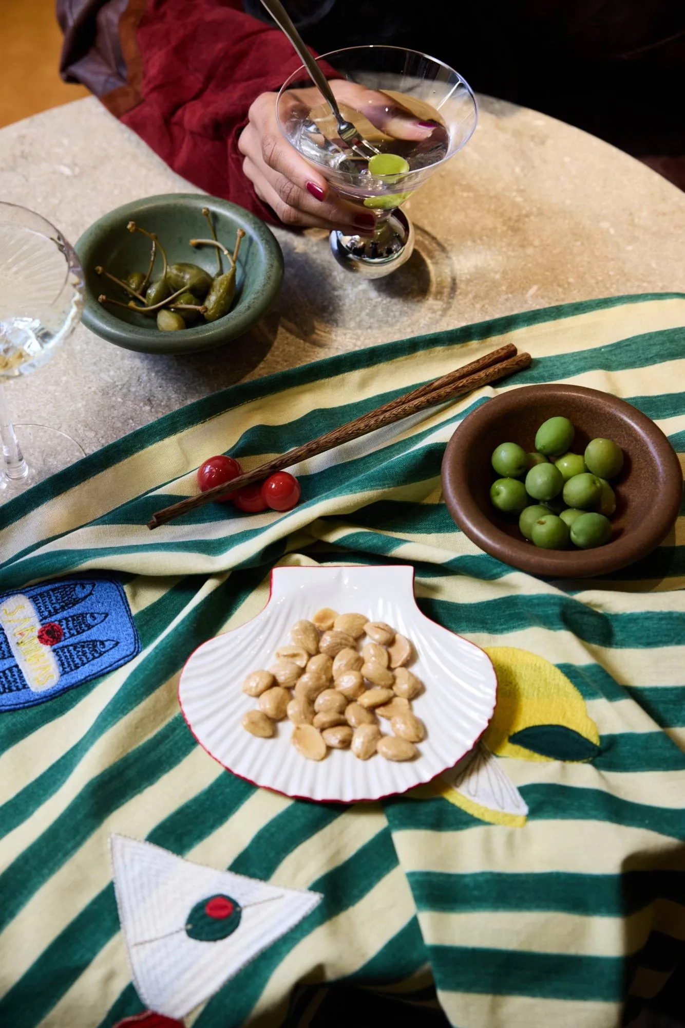 Paño de cocina Sera 2-pack, Verde, 50x70 cm Byon