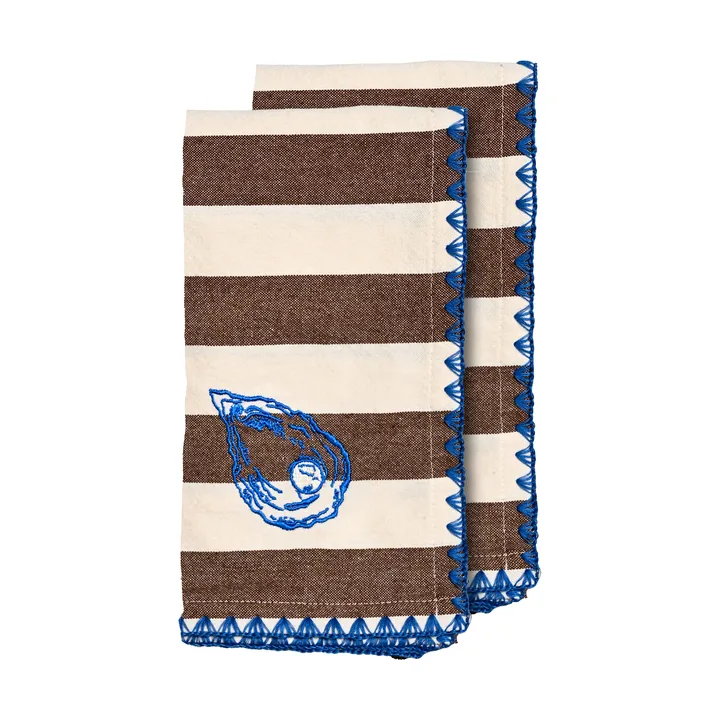 Paños de cocina Bubba 50x70 cm 2-pack - Ostra - Byon