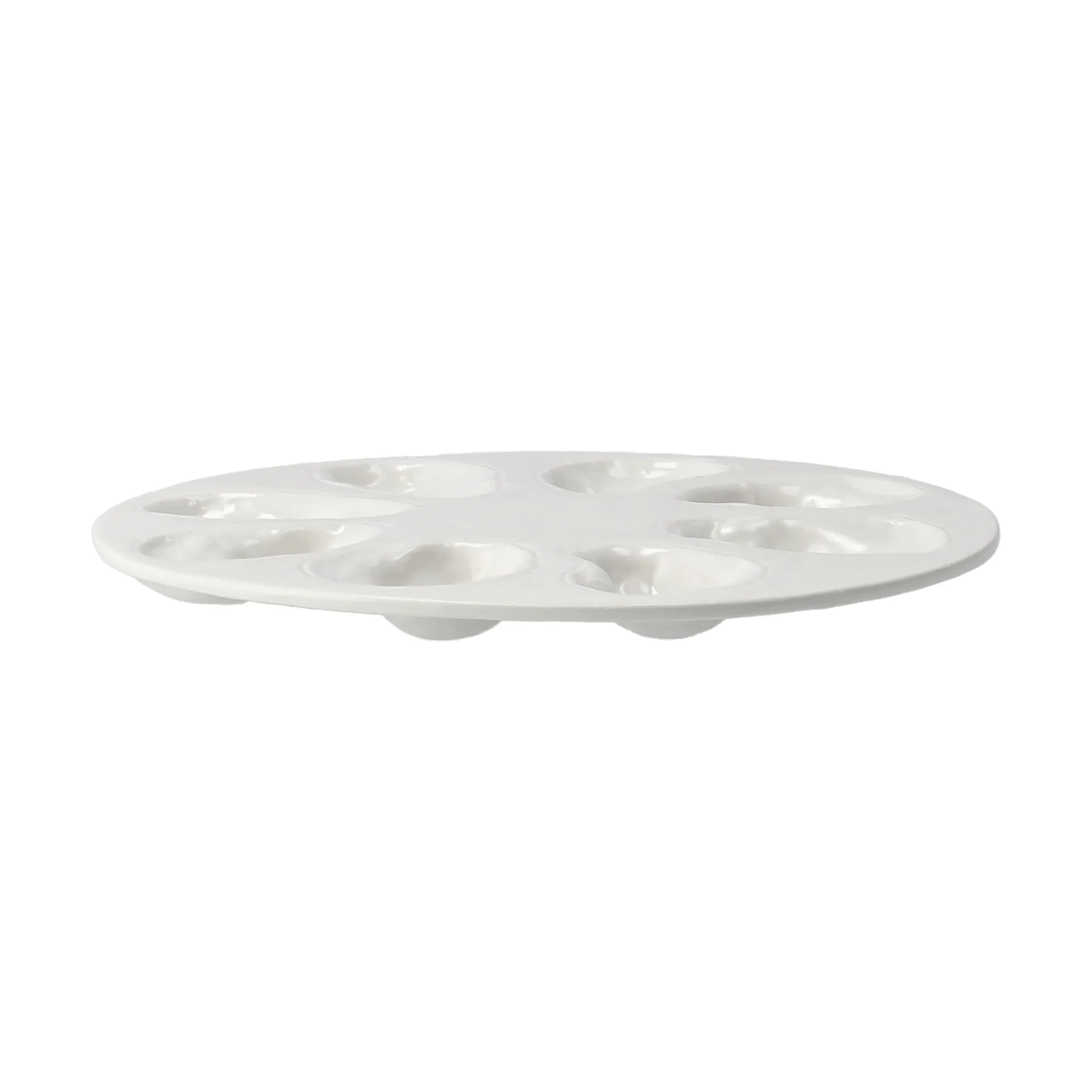 Plato Oyster Ø27 cm, blanco Byon