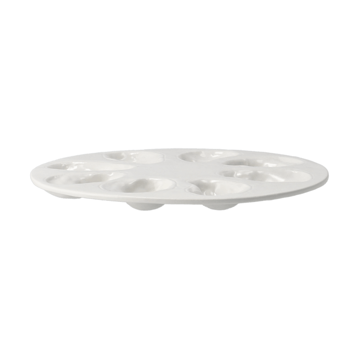 Plato Oyster Ø27 cm, blanco Byon