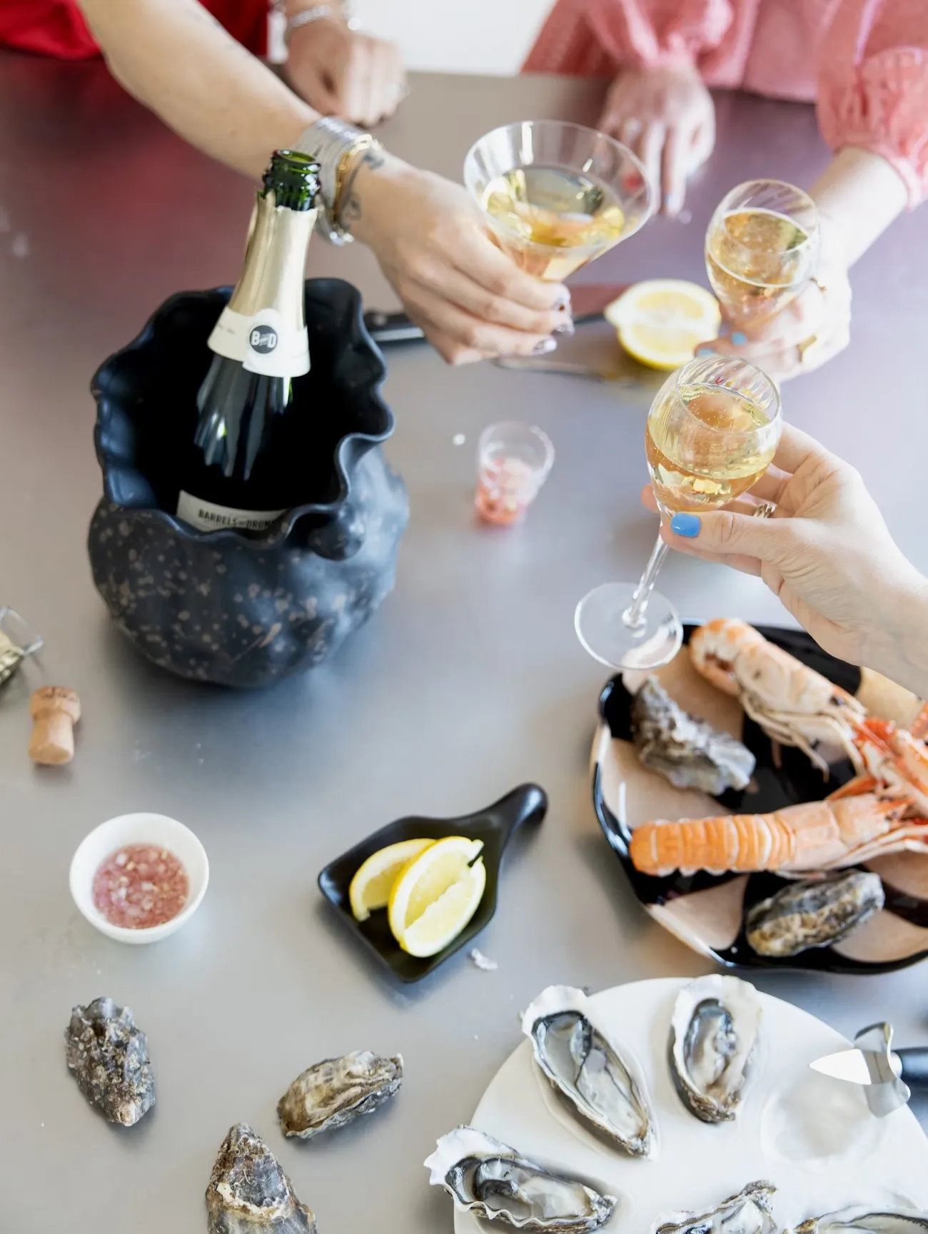 Plato Oyster Ø27 cm, blanco Byon