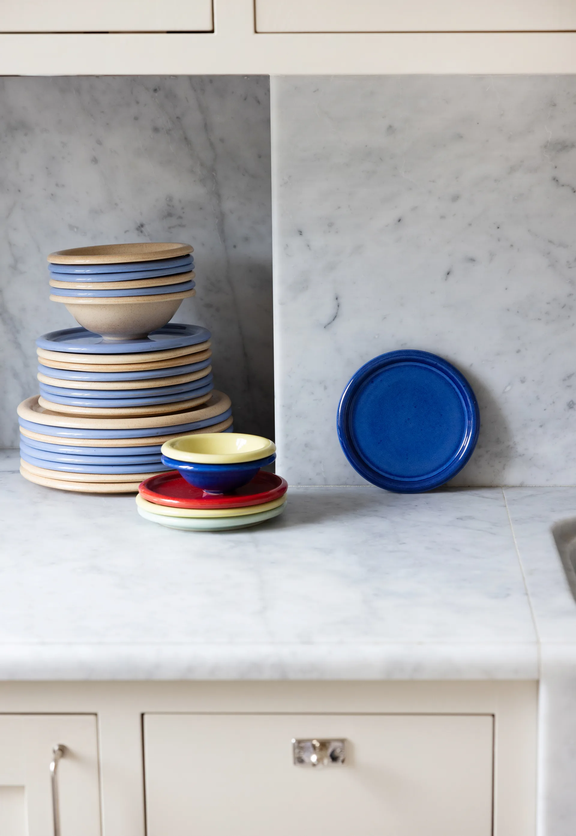 Plato pequeño Porto Ø17 cm, Azul Byon