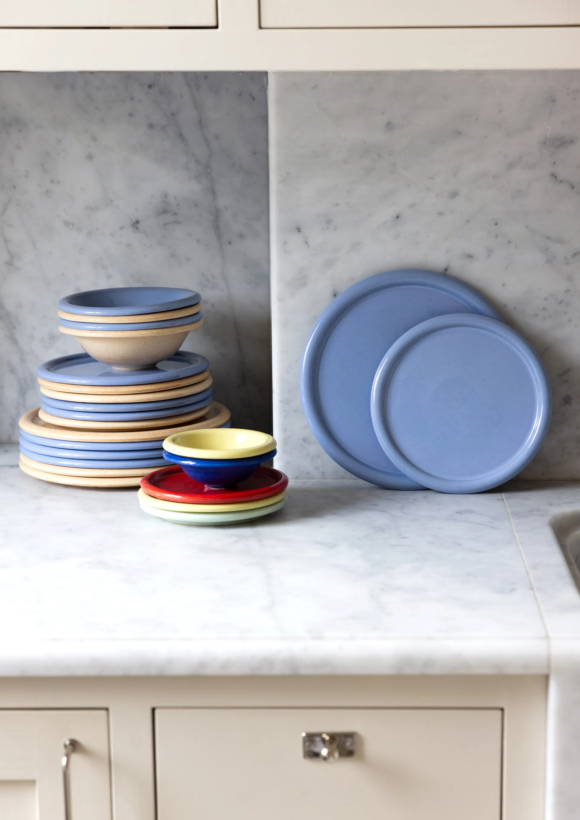 Plato Porto Ø21,5 cm, Azul claro Byon