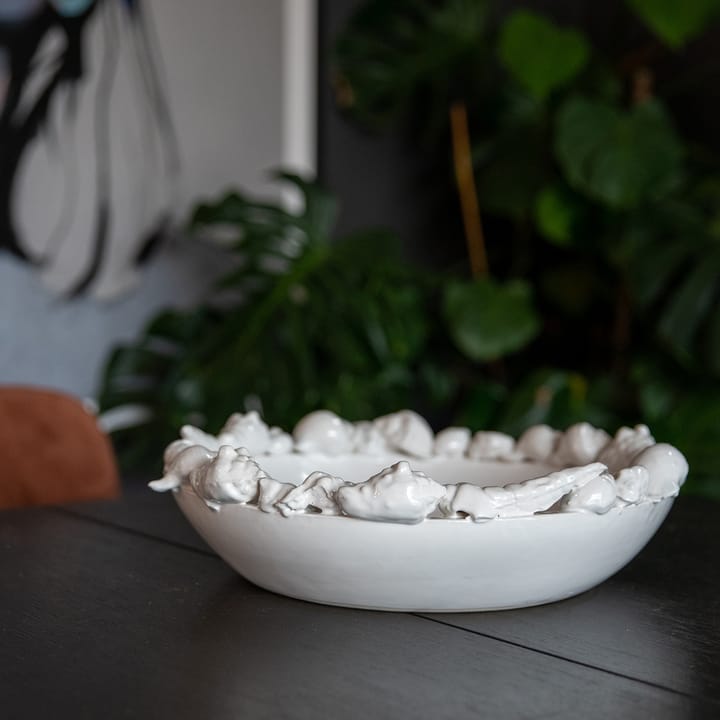 Plato Shell 38 cm, Blanco Byon