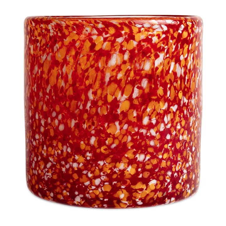 Portavelas Calore M Ø15 cm - Rojo-naranja - Byon