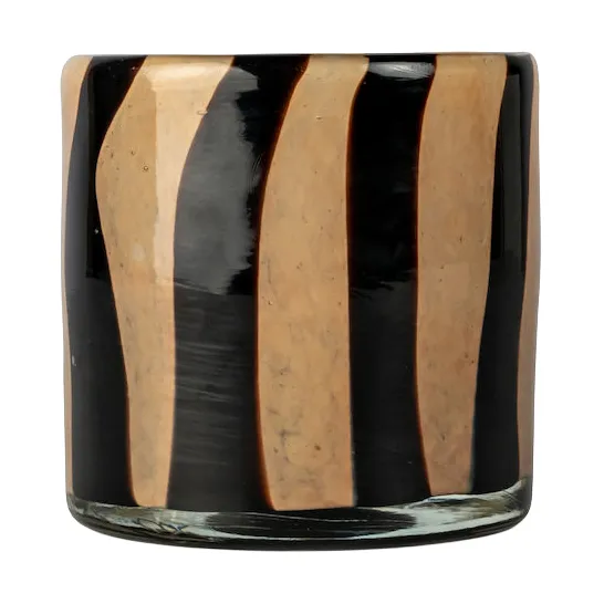 Portavelas Calore XS Ø10 cm, Black-beige Byon