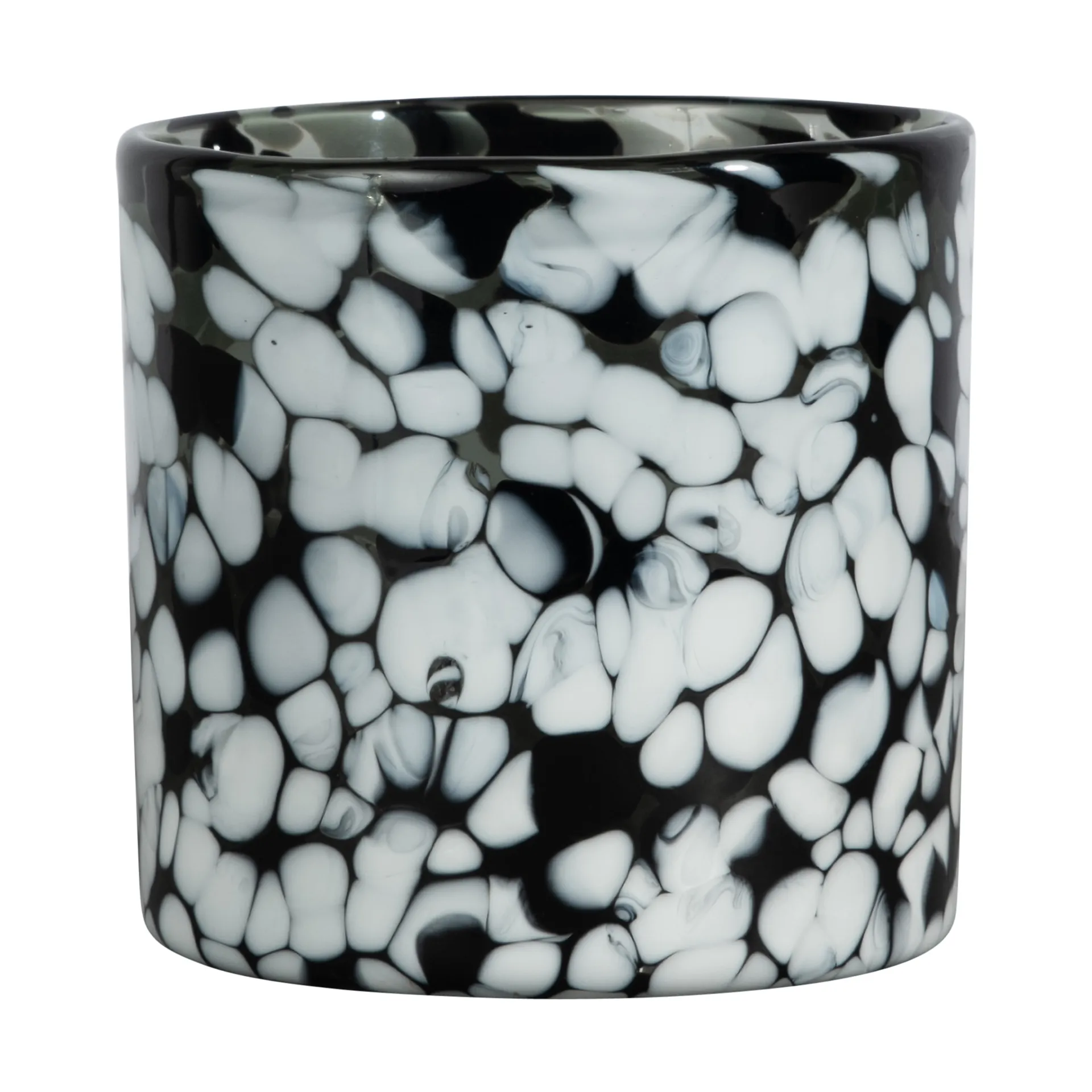 Portavelas Calore XS Ø10 cm, Black-white Byon