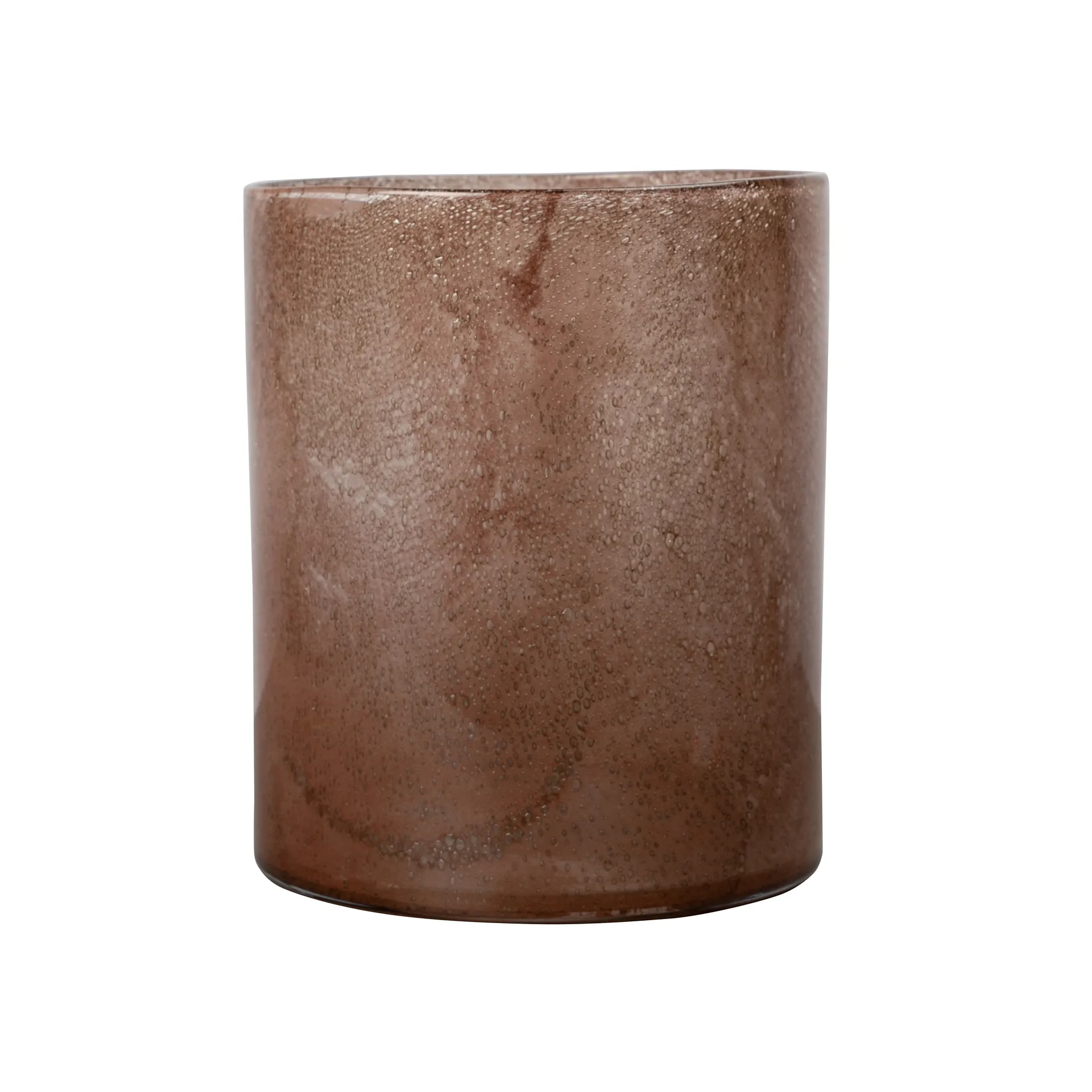 Portavelas / Jarrón Calore L Ø20 cm, Rusty red Byon