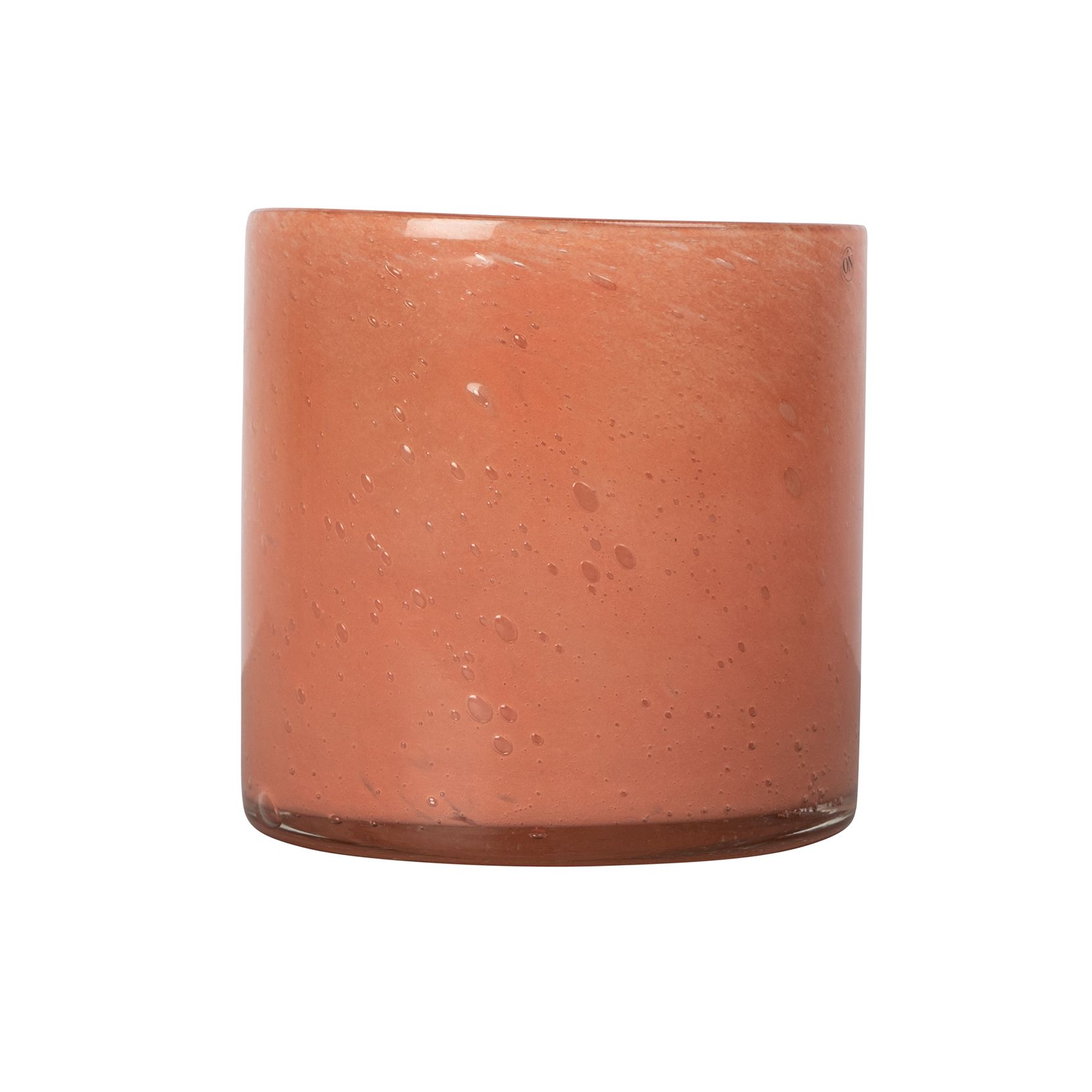 Portavelas-Jarrón Calore M Ø15 cm, Coral Byon