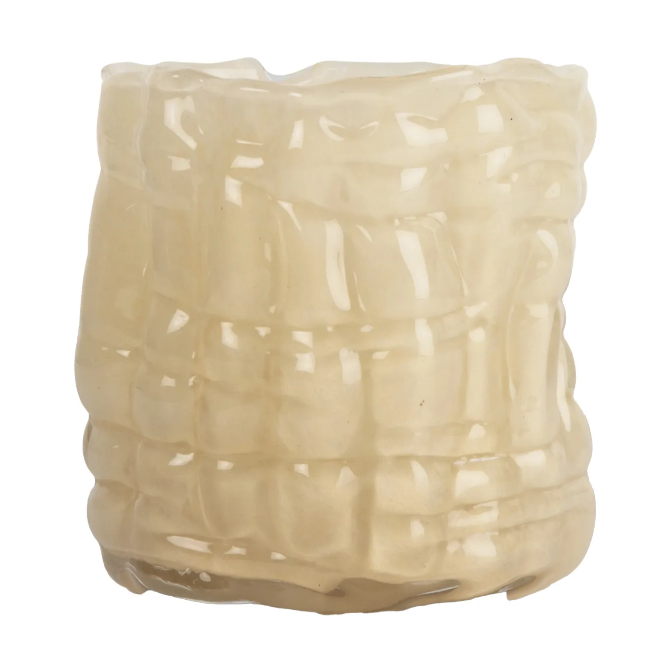 Portavelas Laranne Ø10 cm, Beige Byon