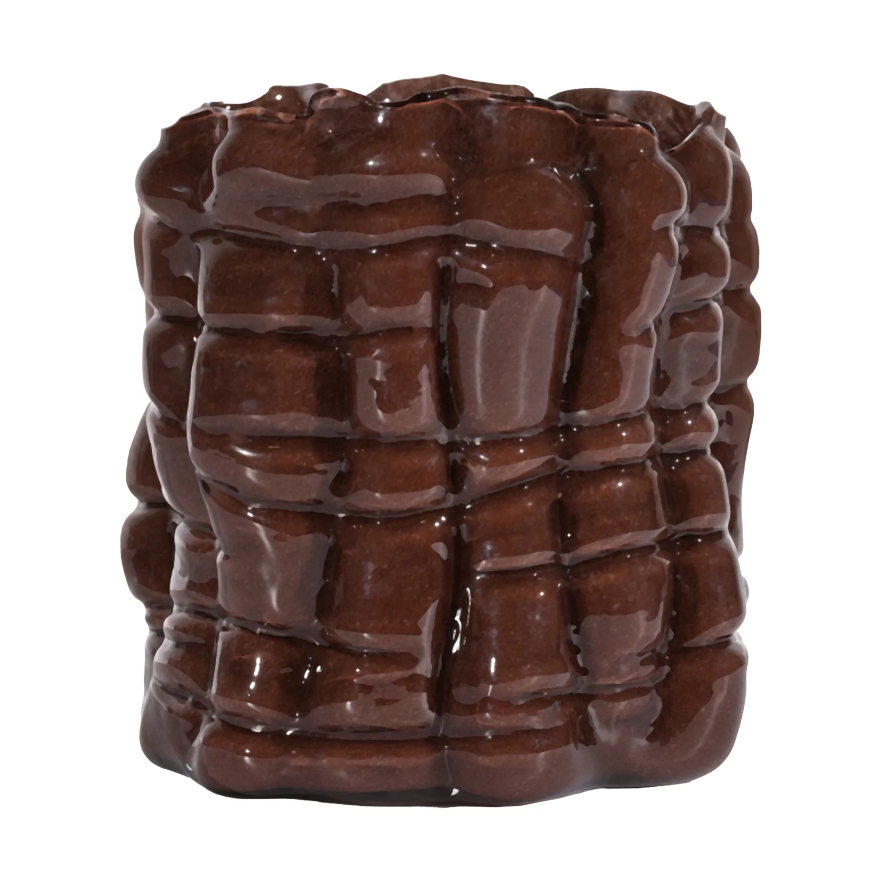 Portavelas Laranne Ø15 cm, Marrón Byon