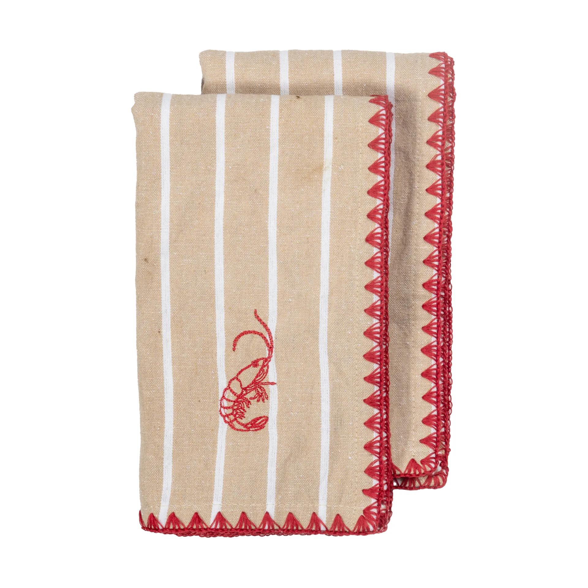 Servilleta de tela Bubba 45x45 cm 2-pack, Beige Byon