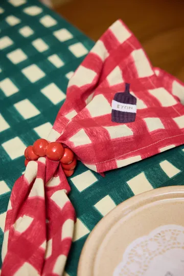 Servilleta Sera 2-pack - Rojo, 45x45 cm - Byon