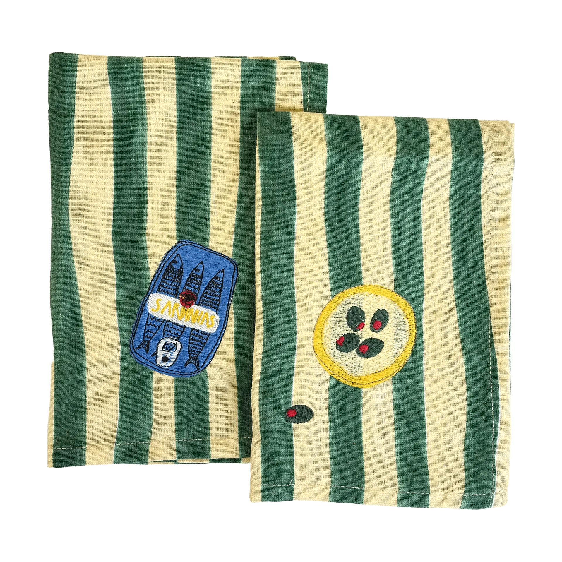 Servilleta Sera 2-pack, Verde, 45x45 cm Byon