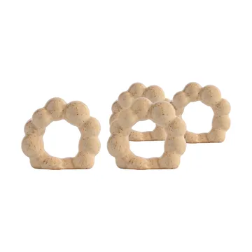 Servilletero Porto, 4-pack - Beige - Byon