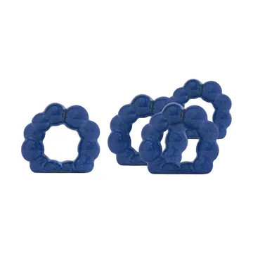 Servilleteros Porto, pack de 4 - Azul - Byon