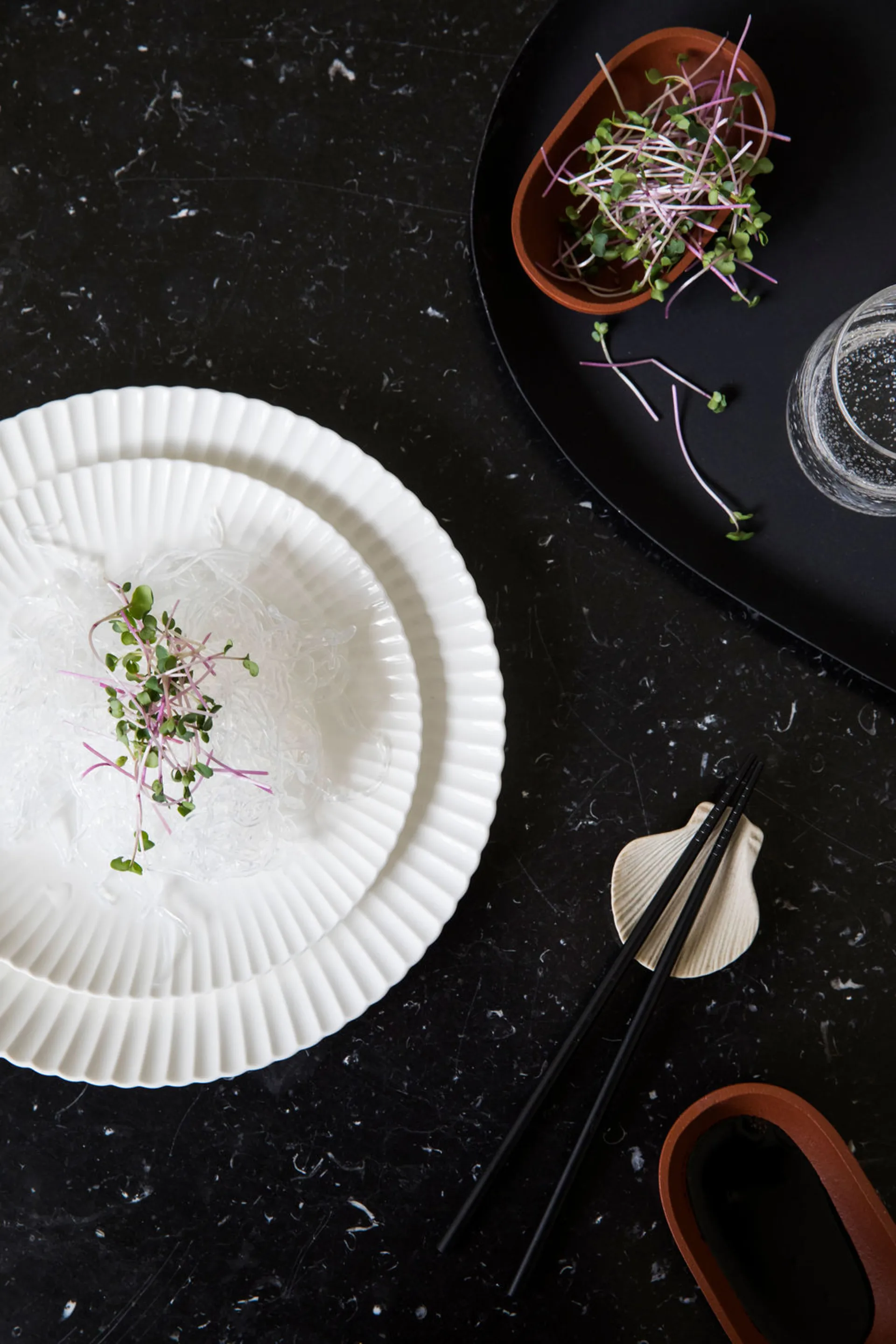 Soportes para palillos Fumiko 4-pack, Beige Byon