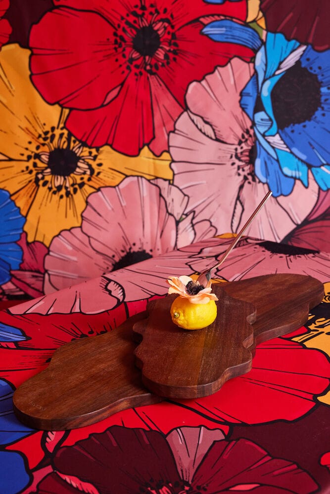 Tabla de cortar Flowy 25x70 cm, Acacia Byon