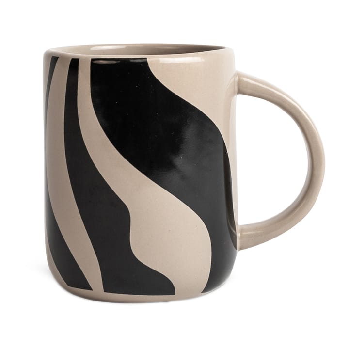 Taza con estampado de cebra Liz 28 cl - Beige-negro - Byon