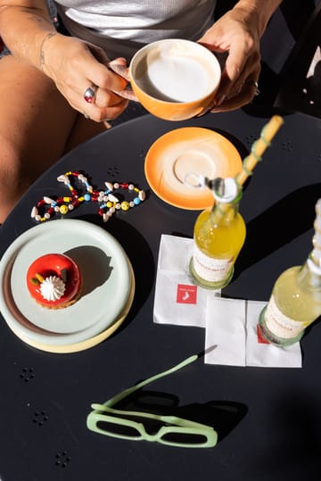 Taza con plato Peach - Naranja - Byon
