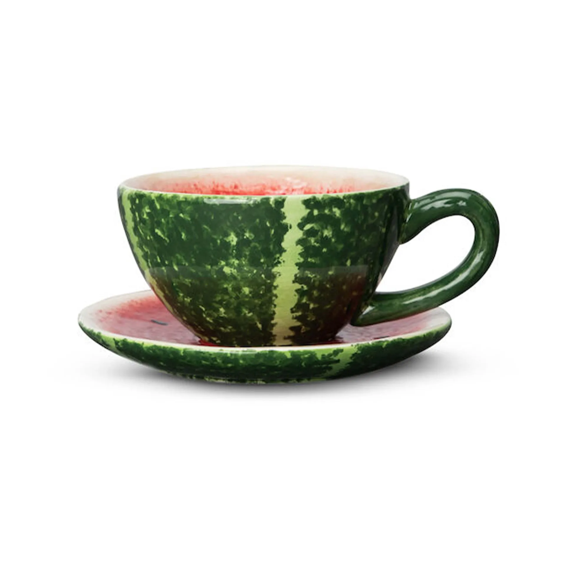 Taza con plato Watermelon, 25 cl Byon