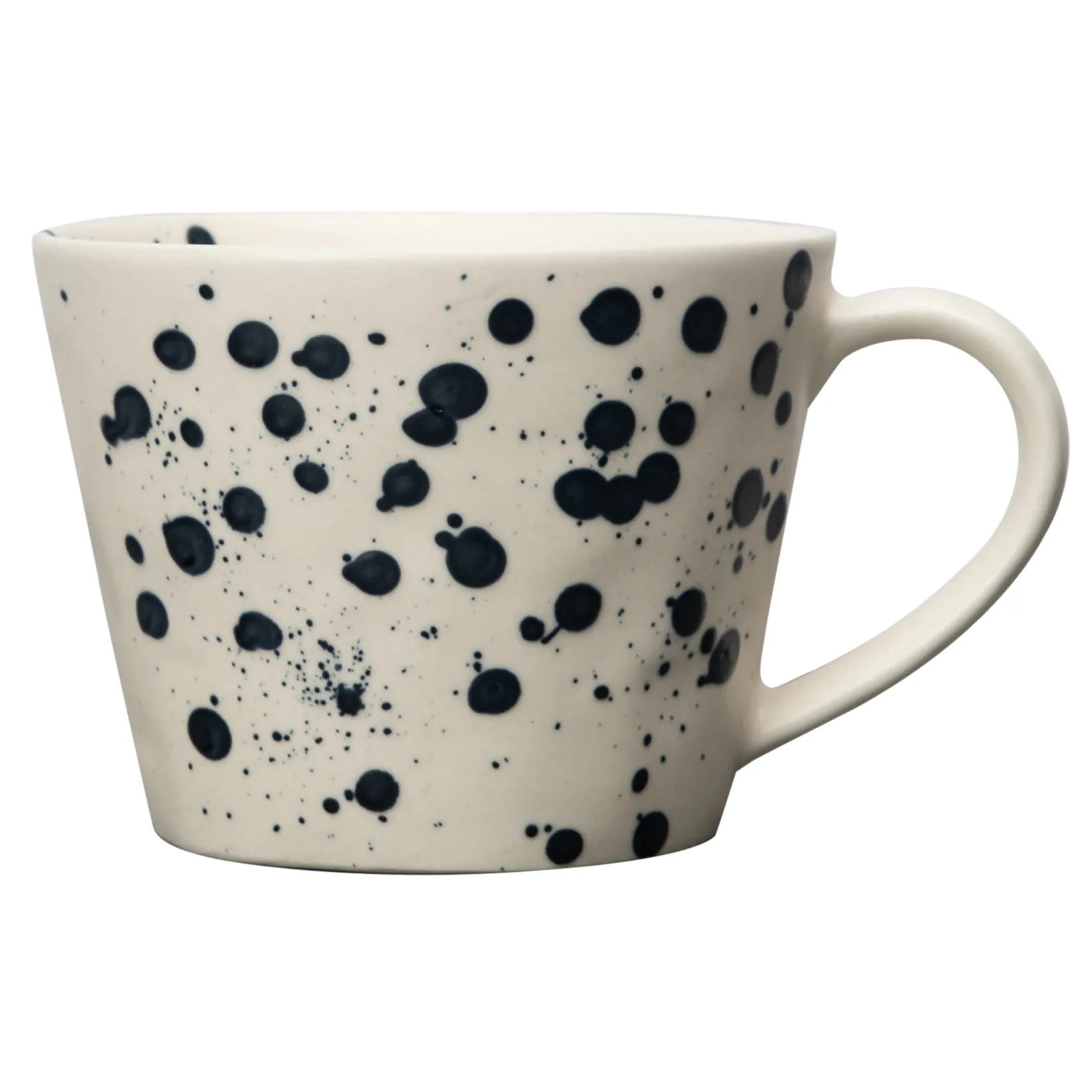 Taza Dottie, negro-blanco Byon