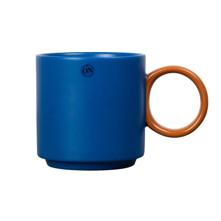 Taza Noor Ø7,5 cm - azul-marrón - Byon