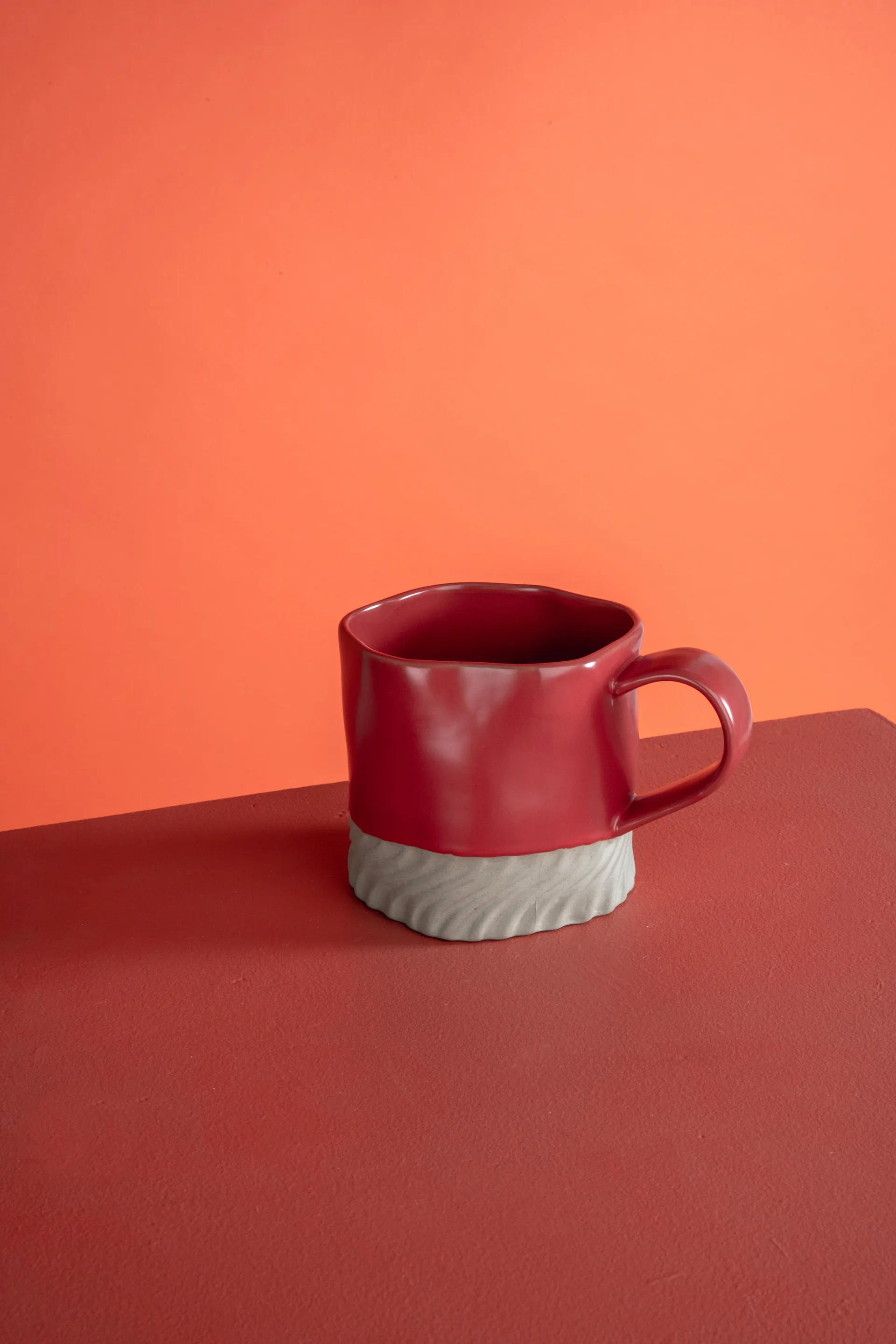 Taza Swirl 38 cl, Rojo-beige Byon