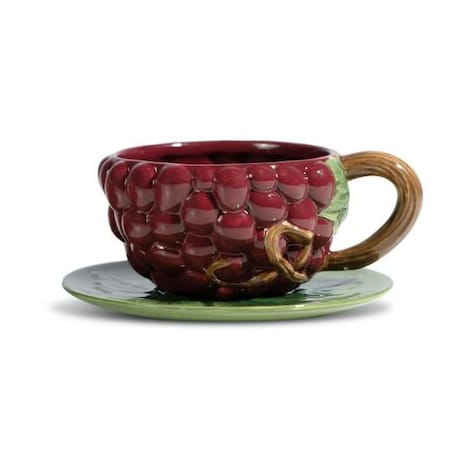 Taza y platillo Grape 26 cl - Lila - Byon