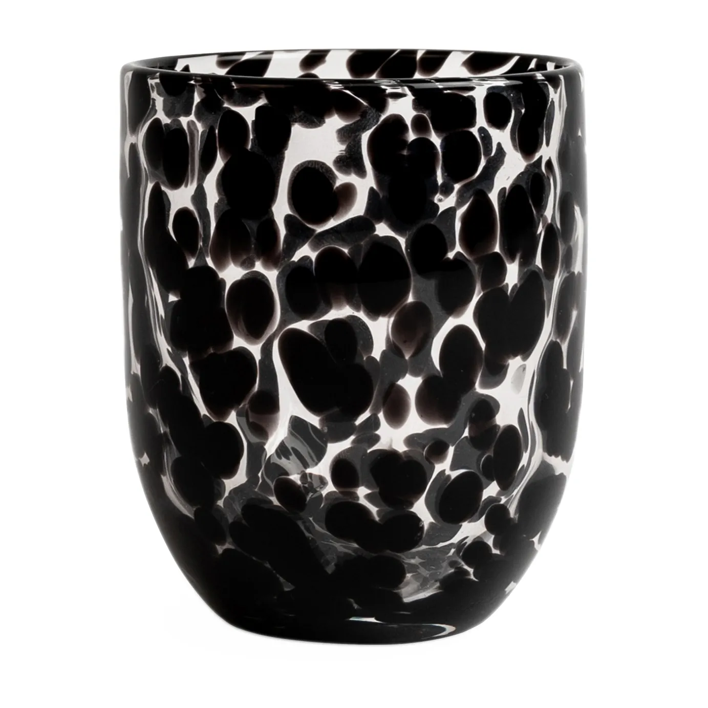 Vaso de agua Messy 33 cl, Negro Byon