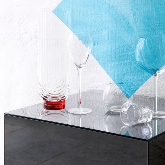 Vaso de agua Opacity, Ø8 cm Byon